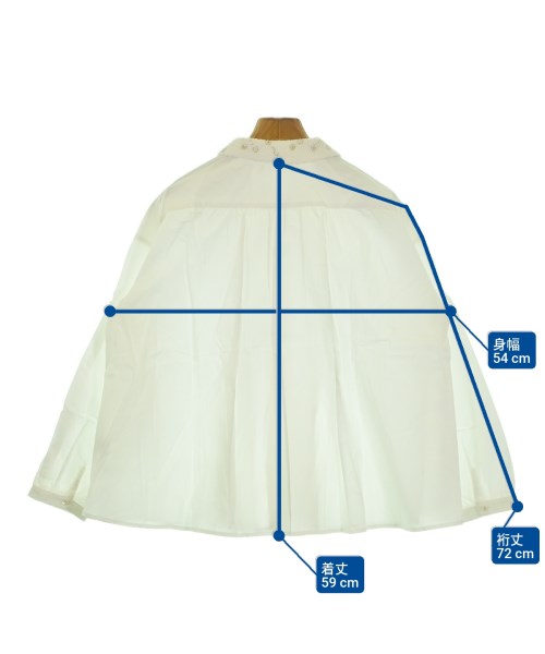 l'atelier du savon（アトリエドゥサボン）ブラウス 白 サイズ:F レディース/2200647307045