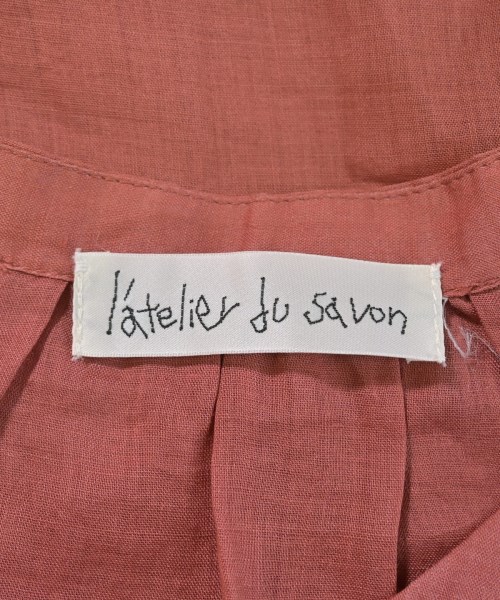 l'atelier du savon（アトリエドゥサボン）シャツワンピース 赤 サイズ:F レディース/2200706094046
