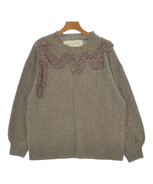 l'atelier du savon(アトリエドゥサボン)ニット・セーター 茶 サイズ:F/2200663228089