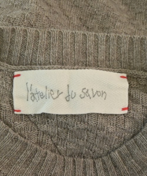 l'atelier du savon（アトリエドゥサボン）ニット・セーター 茶 サイズ:F レディース/2200663228089