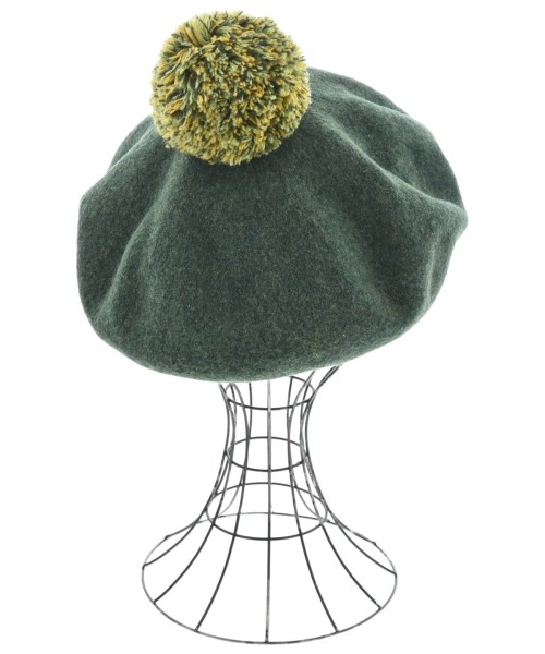 arth（アース）ハンチング・ベレー帽 緑 サイズ:57 レディース/2200621110104
