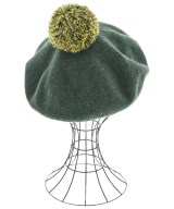 arth（アース）ハンチング・ベレー帽 緑 サイズ:57 レディース/2200621110104