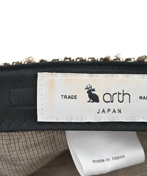 arth（アース）キャスケット 茶 サイズ:- メンズ/2200725405502