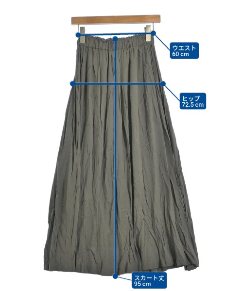 khaju（カージュ）ロング・マキシ丈スカート カーキ サイズ:-(M位) レディース/2200620944045