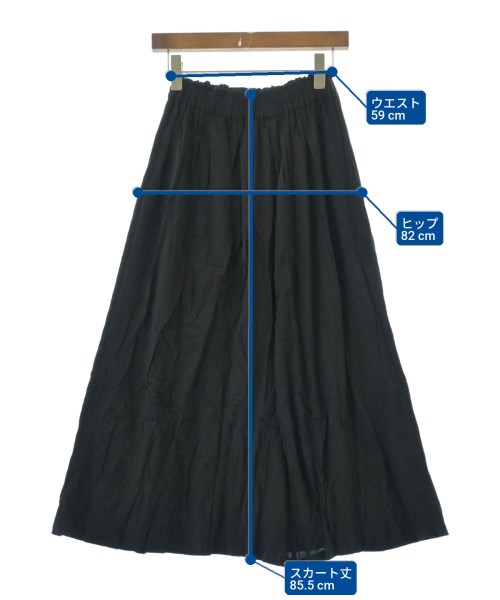 khaju（カージュ）ロング・マキシ丈スカート 黒 サイズ:-(M位) レディース/2200620944083