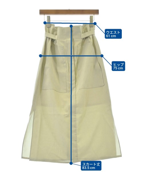 khaju（カージュ）ロング・マキシ丈スカート ベージュ サイズ:-(M位) レディース/2200620944113