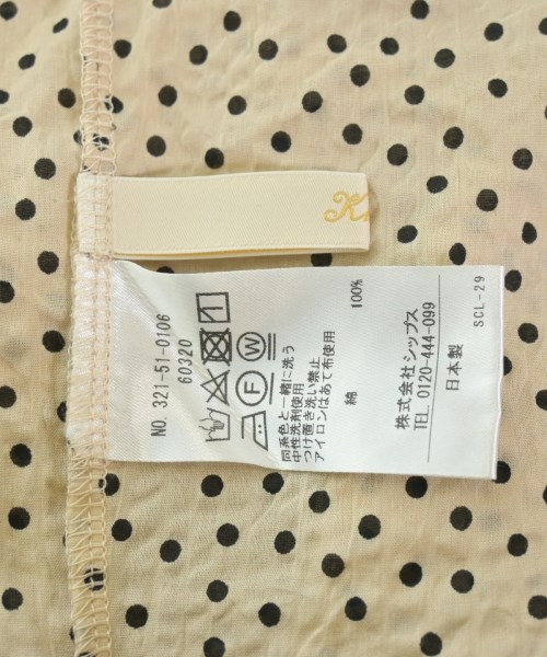 khaju（カージュ）ブラウス ベージュ サイズ:F レディース/2200614575033