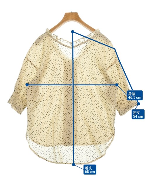 khaju（カージュ）ブラウス ベージュ サイズ:F レディース/2200614575033