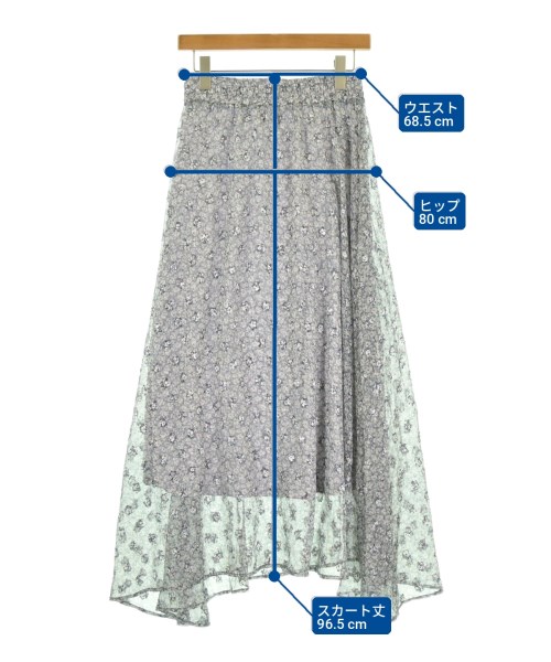 khaju（カージュ）ロング・マキシ丈スカート グレー サイズ:-(M位) レディース/2200708168028