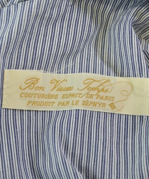 Bon Vieux Temps（ボンビュータン）カジュアルシャツ 紺 サイズ:1(S位) レディース/2200670899180