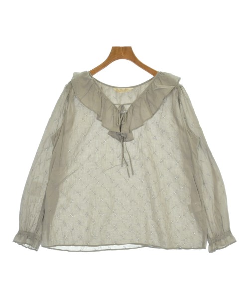 Bon Vieux Temps(ボンビュータン)ブラウス グレー サイズ:1(S位)/2200667901056
