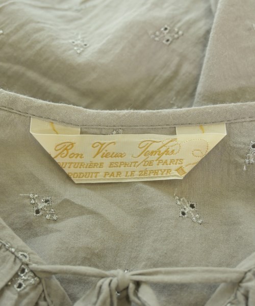 Bon Vieux Temps（ボンビュータン）ブラウス グレー サイズ:1(S位) レディース/2200667901056