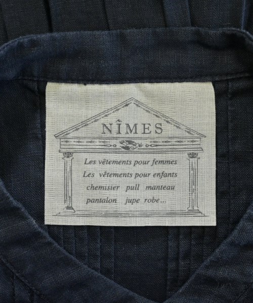 NIMES（ニーム）シャツワンピース 紺 サイズ:F レディース/2200635363114