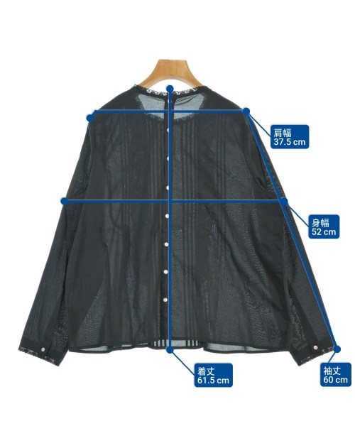 NIMES（ニーム）ブラウス 黒 サイズ:F レディース/2200675310147