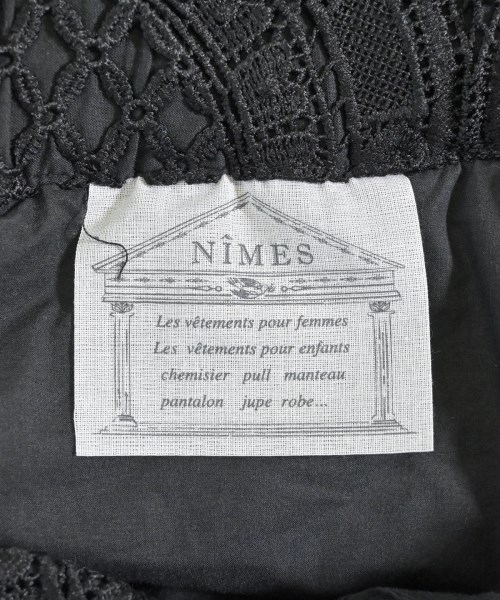 NIMES（ニーム）ロング・マキシ丈スカート 黒 サイズ:F レディース/2200658737015