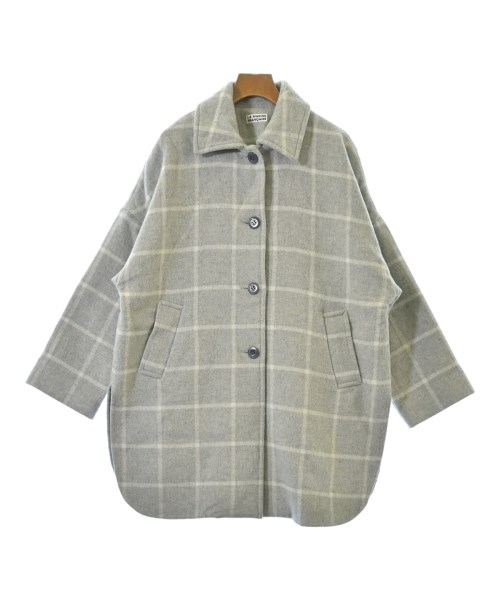 LA MARINE FRANCAISE(マリンフランセーズ)ステンカラーコート グレー サイズ:F/2200675330091