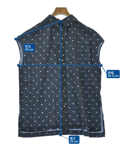 LA MARINE FRANCAISE（マリンフランセーズ）カジュアルシャツ 紺 サイズ:F レディース/2200651897020