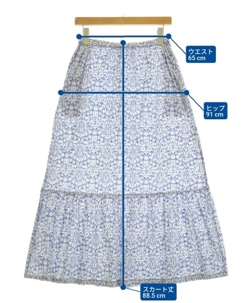 LA MARINE FRANCAISE（マリンフランセーズ）ロング・マキシ丈スカート 白 サイズ:F レディース/2200658461125