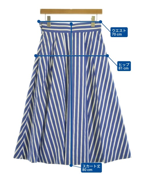 LA MARINE FRANCAISE（マリンフランセーズ）ロング・マキシ丈スカート 青 サイズ:1(S位) レディース/2200660111070