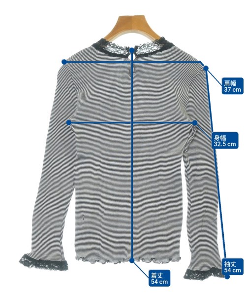 LA MARINE FRANCAISE（マリンフランセーズ）Tシャツ・カットソー 黒 サイズ:-(S位) レディース/2200649868032