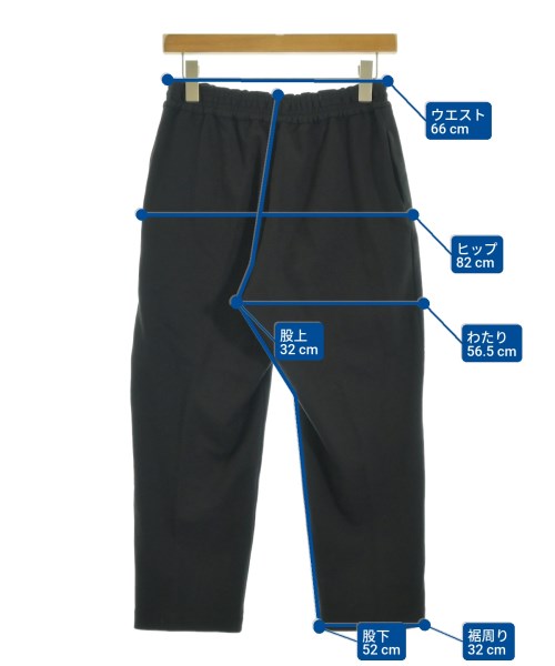 LA MARINE FRANCAISE（マリンフランセーズ）クロップドパンツ 黒 サイズ:0(XS位) レディース/2200665186028