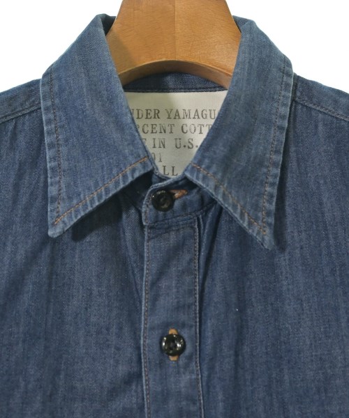 ALEXANDER YAMAGUCHI（アレキサンサーヤマグチ）カジュアルシャツ 青 サイズ:S メンズ/2200631760030