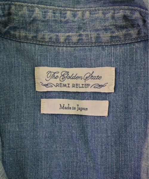 REMI RELIEF（レミレリーフ）カジュアルシャツ 青 サイズ:M メンズ/2200497332051