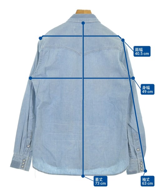 REMI RELIEF（レミレリーフ）カジュアルシャツ 紺 サイズ:S メンズ/2200621866032