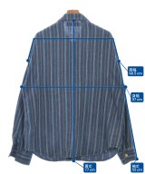 REMI RELIEF（レミレリーフ）カジュアルシャツ 紺 サイズ:L メンズ/2200633916190