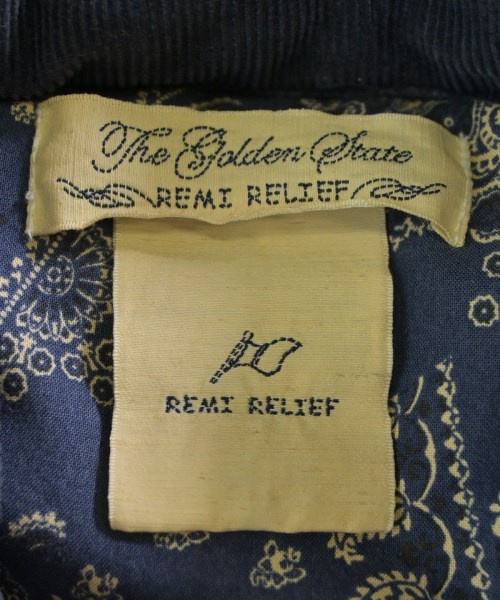 REMI RELIEF（レミレリーフ）ダウンジャケット/ダウンベスト 紺 サイズ:S メンズ/2200631348030