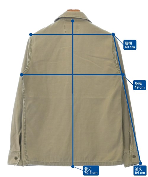 REMI RELIEF（レミレリーフ）カジュアルシャツ カーキ サイズ:M メンズ/2200636341036