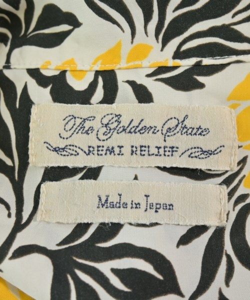 REMI RELIEF（レミレリーフ）カジュアルシャツ 黄 サイズ:S メンズ/2200540114160