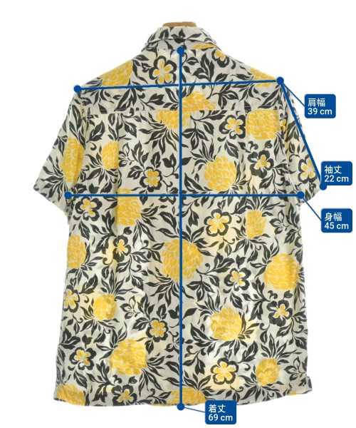 REMI RELIEF（レミレリーフ）カジュアルシャツ 黄 サイズ:S メンズ/2200540114160