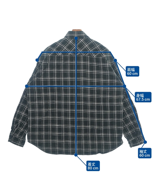 REMI RELIEF（レミレリーフ）カジュアルシャツ 黒 サイズ:L メンズ/2200615382029