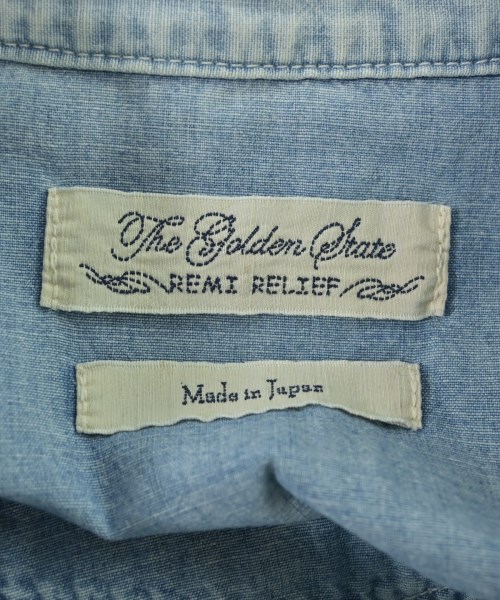 REMI RELIEF（レミレリーフ）カジュアルシャツ 青 サイズ:S メンズ/2200624643036