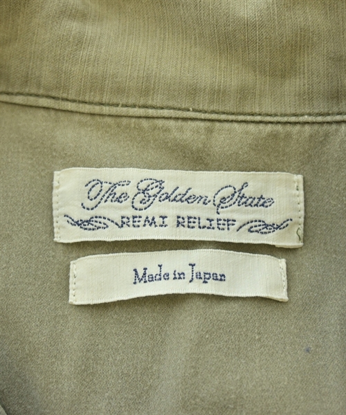 REMI RELIEF（レミレリーフ）カジュアルシャツ カーキ サイズ:S メンズ/2200627768057