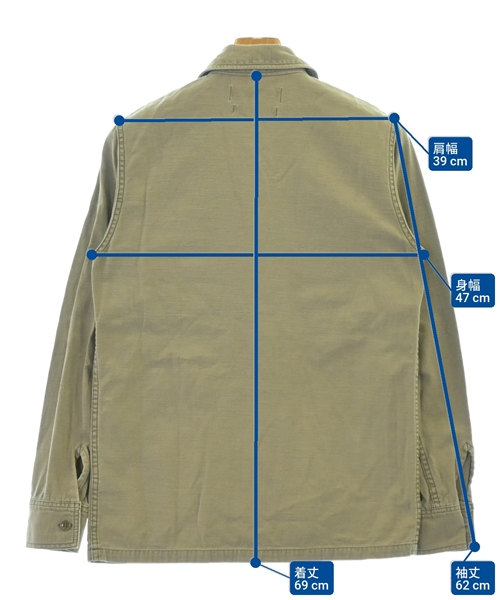 REMI RELIEF（レミレリーフ）カジュアルシャツ カーキ サイズ:S メンズ/2200627768057