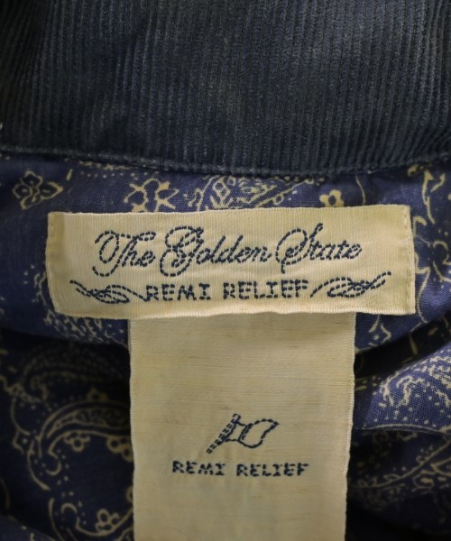 REMI RELIEF（レミレリーフ）ダウンジャケット/ダウンベスト 紺 サイズ:S メンズ/2200618244027