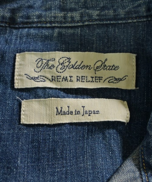 REMI RELIEF（レミレリーフ）カジュアルシャツ 青 サイズ:S メンズ/2200611573070