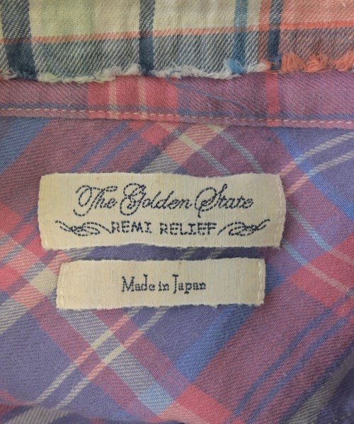 REMI RELIEF（レミレリーフ）カジュアルシャツ ピンク サイズ:S メンズ/2200620932011