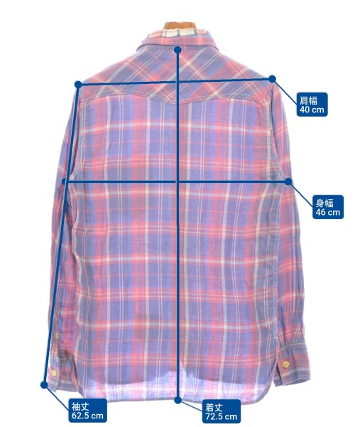 REMI RELIEF（レミレリーフ）カジュアルシャツ ピンク サイズ:S メンズ/2200620932011