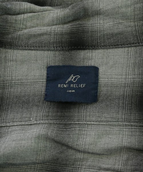 REMI RELIEF（レミレリーフ）カジュアルシャツ グレー サイズ:XL メンズ/2200675797016