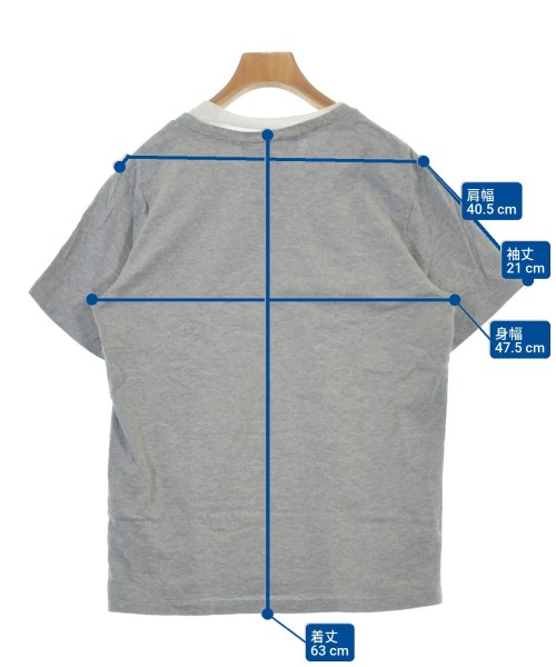 REMI RELIEF（レミレリーフ）Tシャツ・カットソー グレー サイズ:XS メンズ/2200692499504