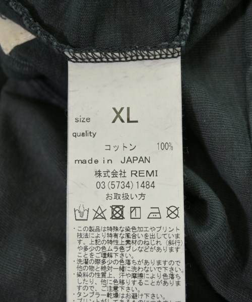 REMI RELIEF（レミレリーフ）Tシャツ・カットソー グレー サイズ:XL メンズ/2200695911300