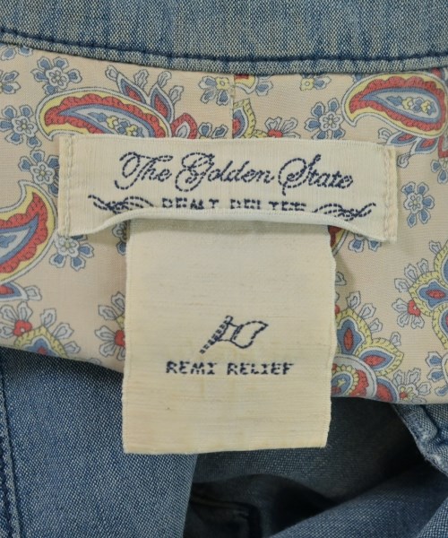 REMI RELIEF（レミレリーフ）ステンカラーコート 青 サイズ:S メンズ/2200648203025