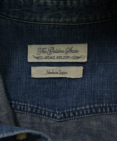 REMI RELIEF（レミレリーフ）カジュアルシャツ 青 サイズ:M メンズ/2200648203056