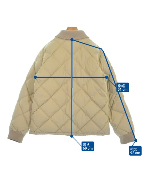 REMI RELIEF（レミレリーフ）ダウンジャケット/ダウンベスト ベージュ サイズ:XL メンズ/2200651572040