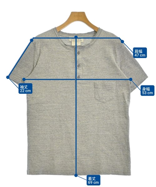 REMI RELIEF（レミレリーフ）Tシャツ・カットソー グレー サイズ:XL メンズ/2200712727150