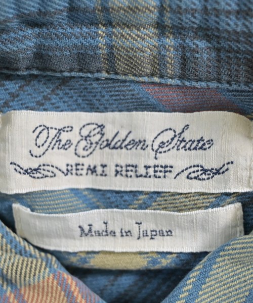 REMI RELIEF（レミレリーフ）カジュアルシャツ 青 サイズ:M メンズ/2200648035077