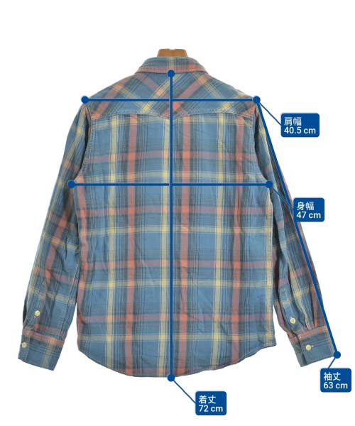 REMI RELIEF（レミレリーフ）カジュアルシャツ 青 サイズ:M メンズ/2200648035077